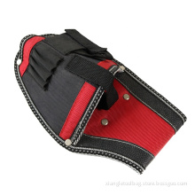 Red Black Drill Holster Velcro Strap Screwdriver Loop